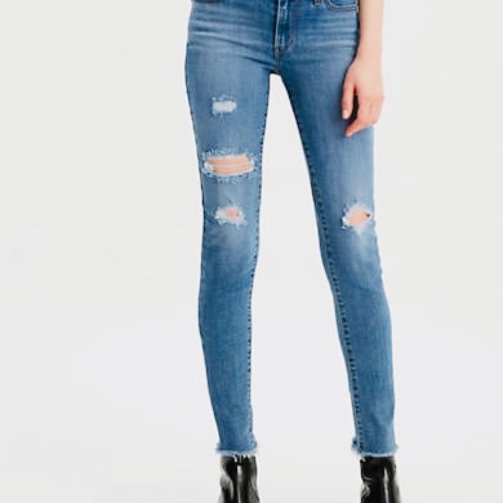 Levi's 711 Skinny Leg Mid Rise Slim size 25 Denim Jeans NWT Hawaii